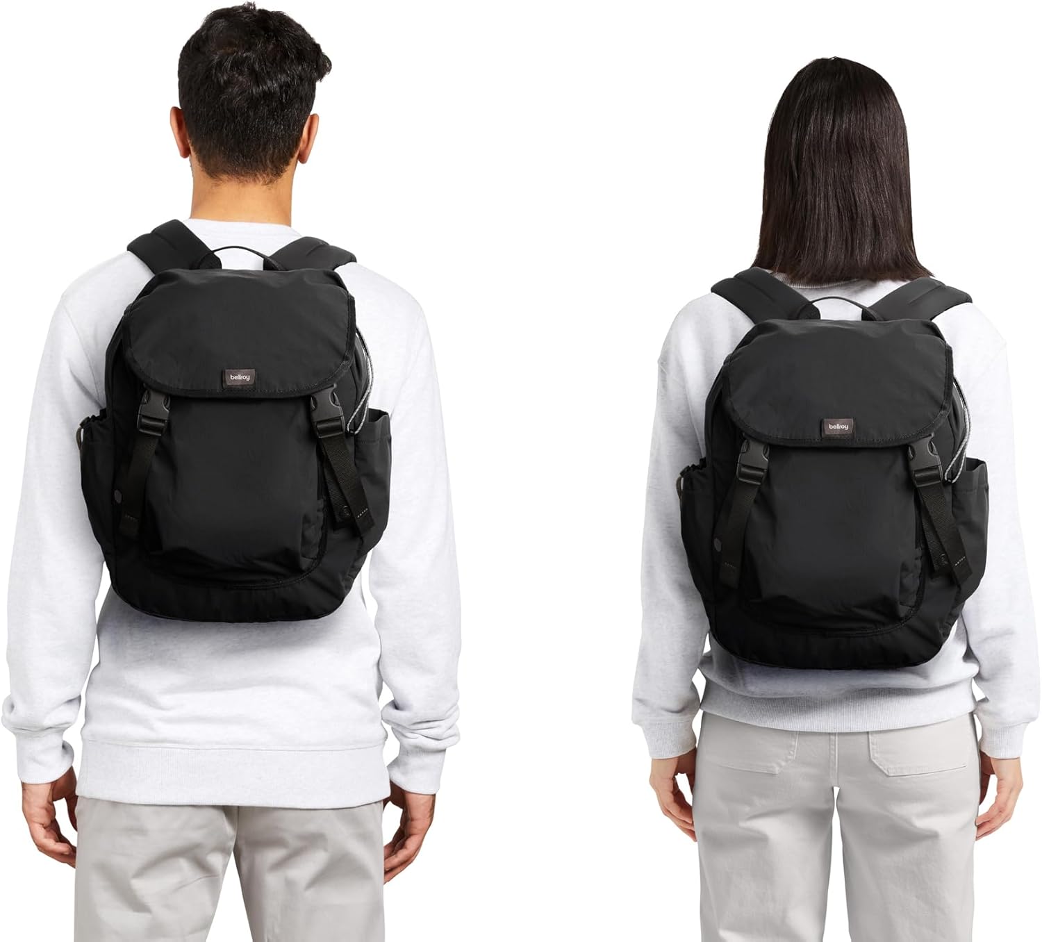 Bellroy Cinch Backpack (lightweight 20 liter backpack with external organization and adjustable shoulder straps) - Black - Image 7