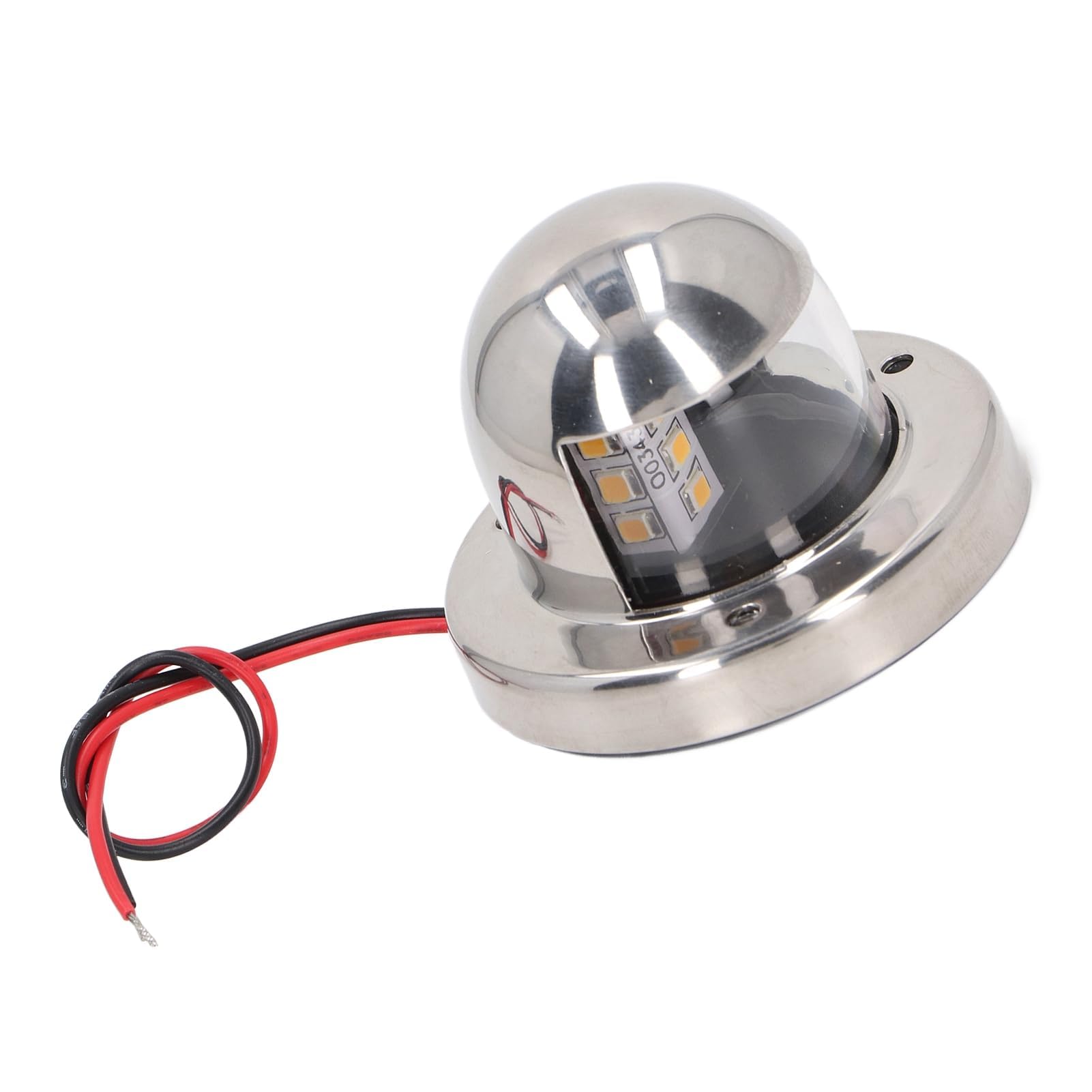 12V DC Marine Stern Light Stainless Steel Boat Anchor Lights 135° Boat LED Navigation Lights for Yachts and Pontoons