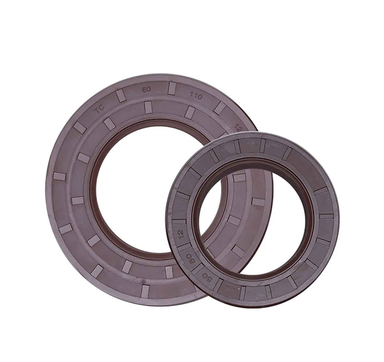 Ring Rotary Shaft Seal, Skeleton Oil Seal Ring Fluorine Rubber Double Lip Multiple Sizes(85x110x12)