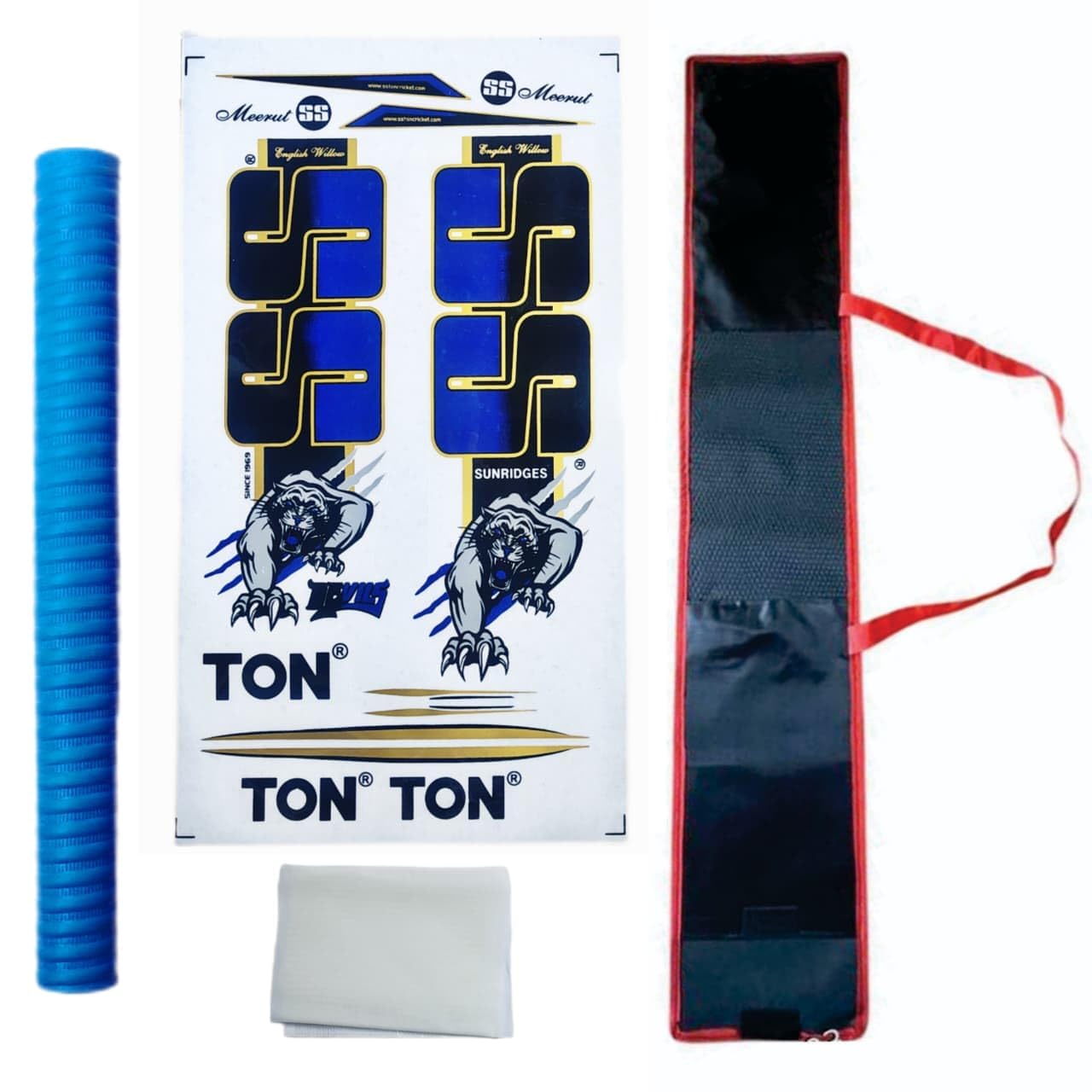 gladitor sky blue u-19 cricket bat sticker-image-32