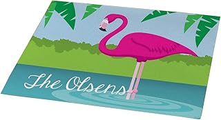 GiftsForYouNow Personalized Flamingo Doormat, 18