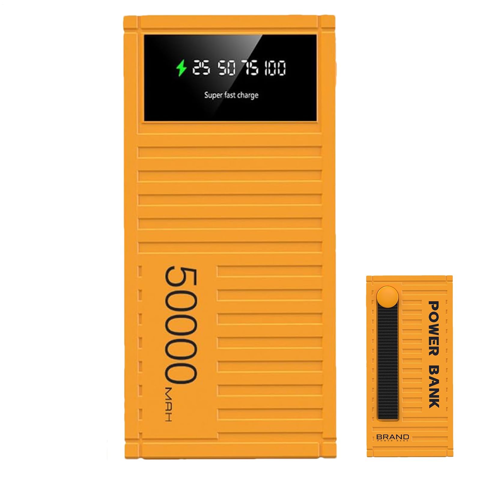 Banco De Carga Rápida, Cargador De Alta Velocidad De 66 W, Gran Capacidad De 50000 MAh, Diseño Portátil Multifuncional, Construcción Duradera De ABS, Respaldo De Energía For Teléfonos Móviles(White.)