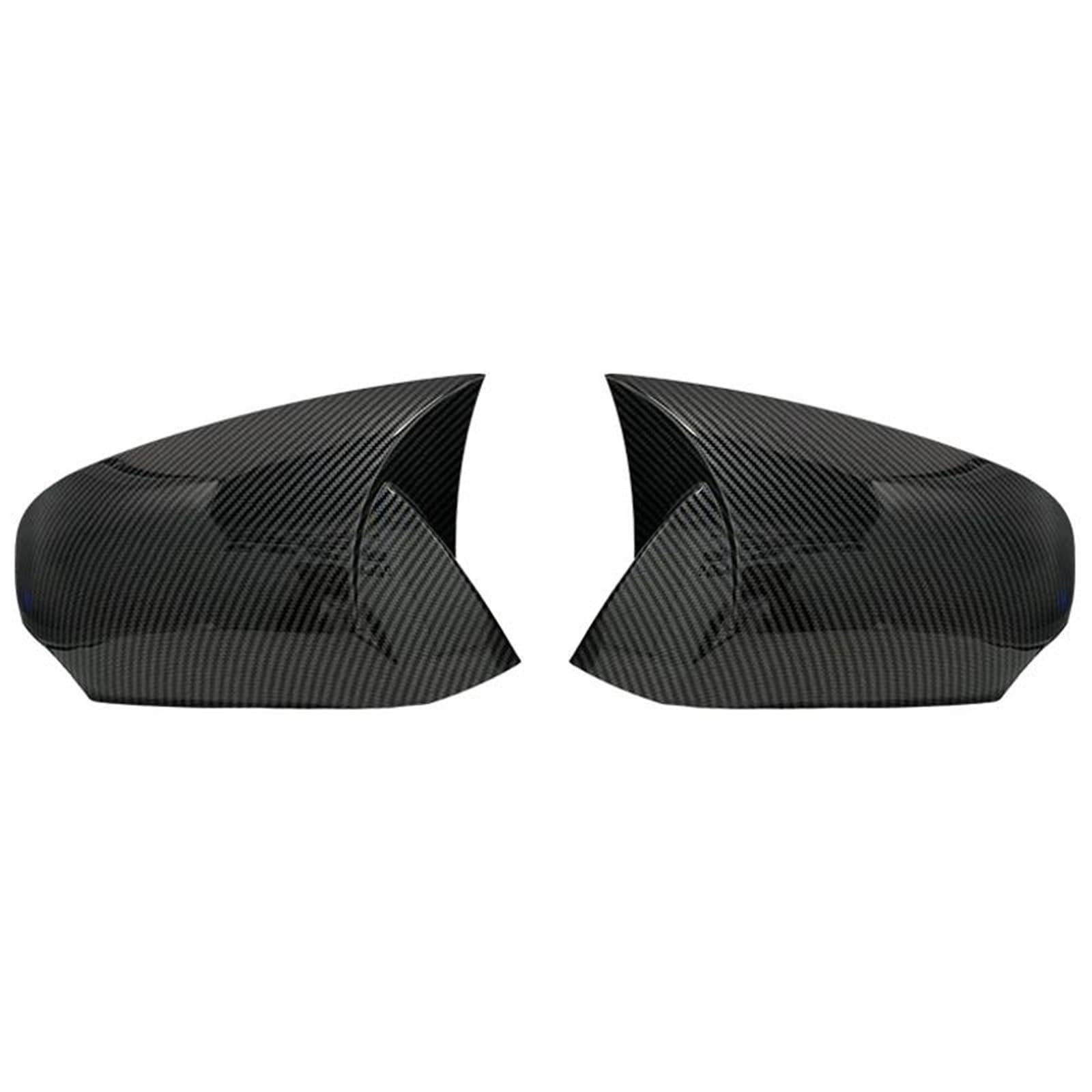Coques rétroviseurs pour Fluence 2010-2016 : paire de protections motif carbone