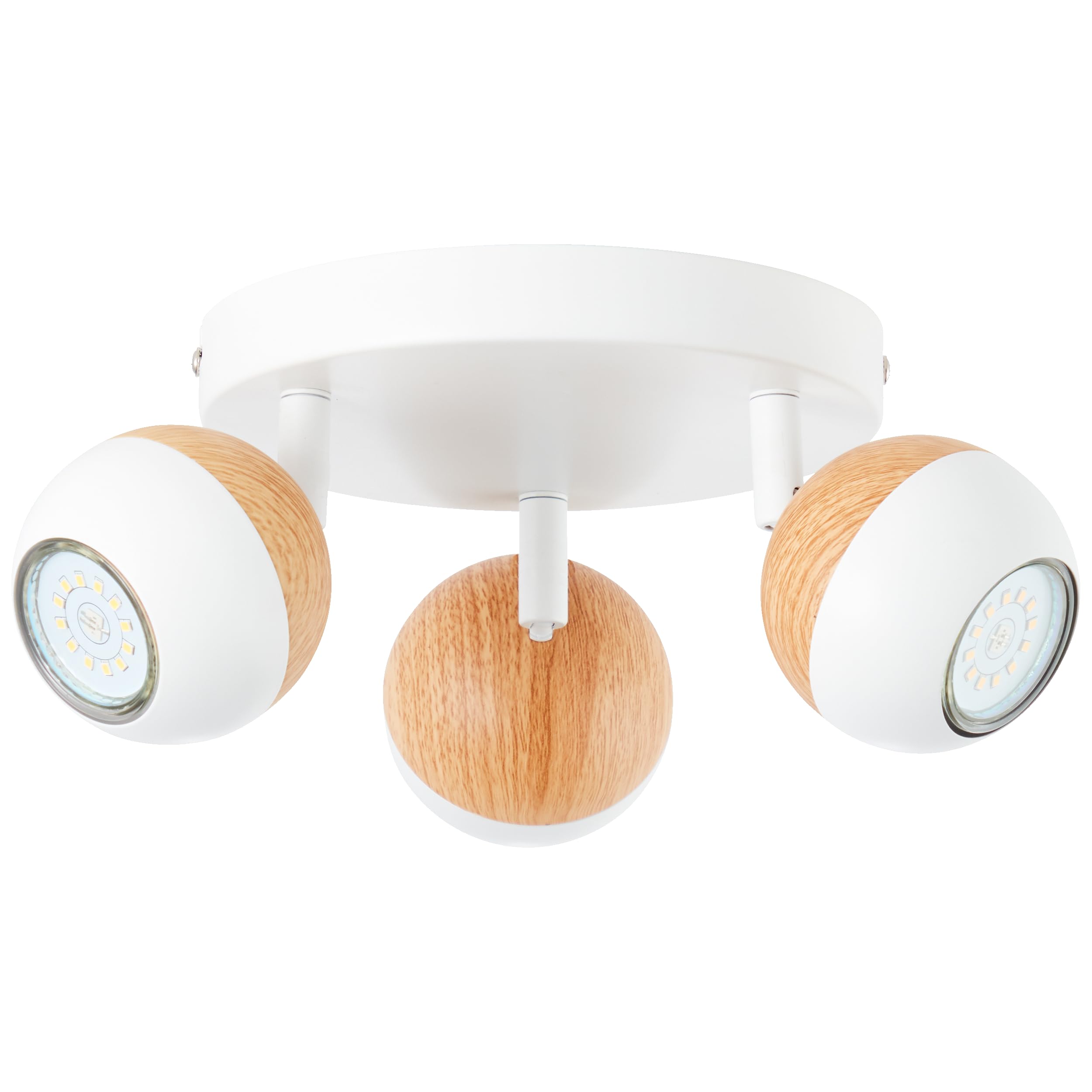 Lightbox LED Spot de plafond à lumière blanche chaude - Spot à 3 flammes