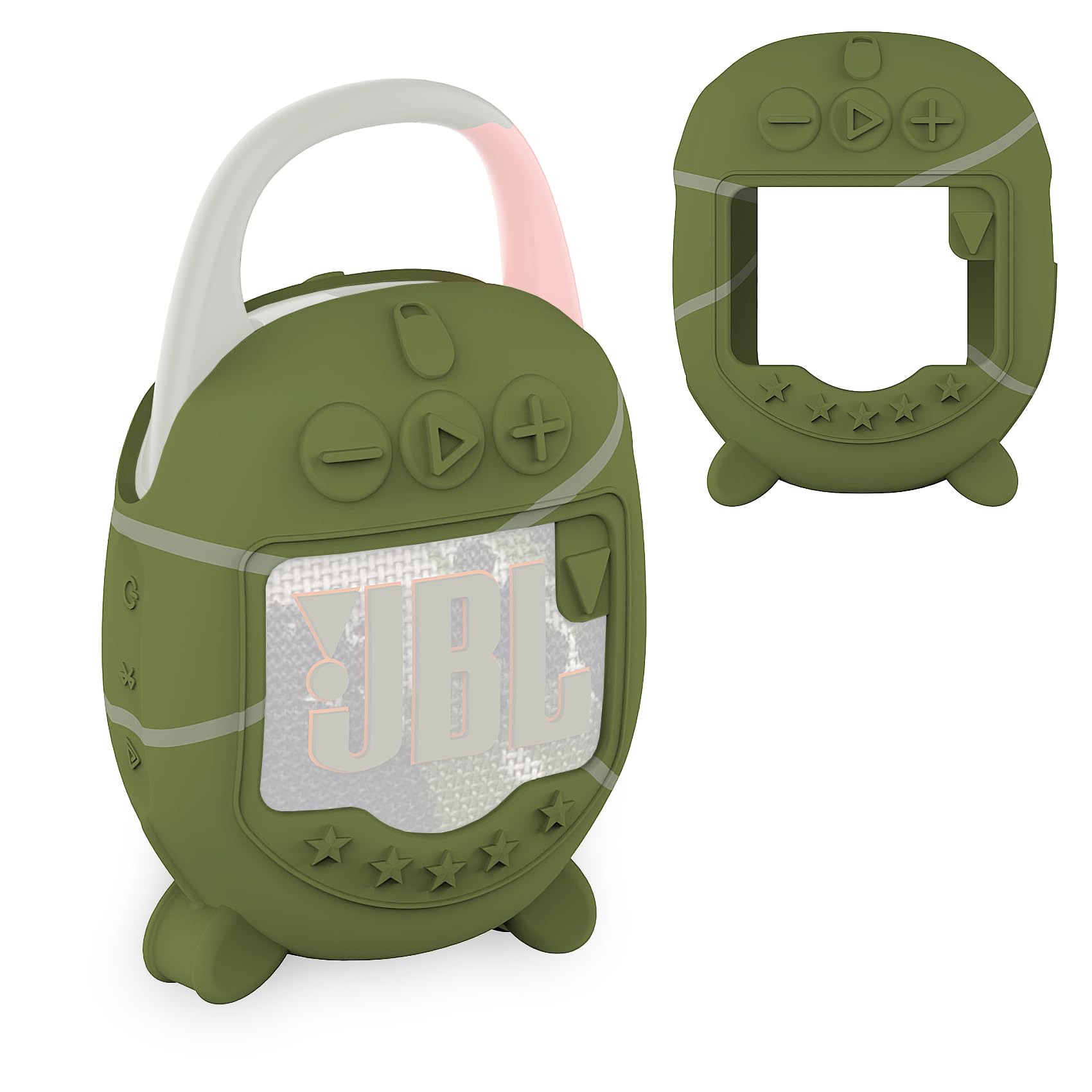 XEGIMOR Silicone Cover Case Compatible with JBL Clip 5 Ultra Portable Bluetooth Speaker, Soft Skin Sleeve for JBL Clip 5 Speaker Accessories(Only Case