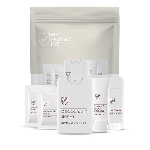 Artículos esenciales de viaje aprobados por la TSA para hombres y mujeres Kit de higiene con artículos de tocador para uso diario El juego incluye