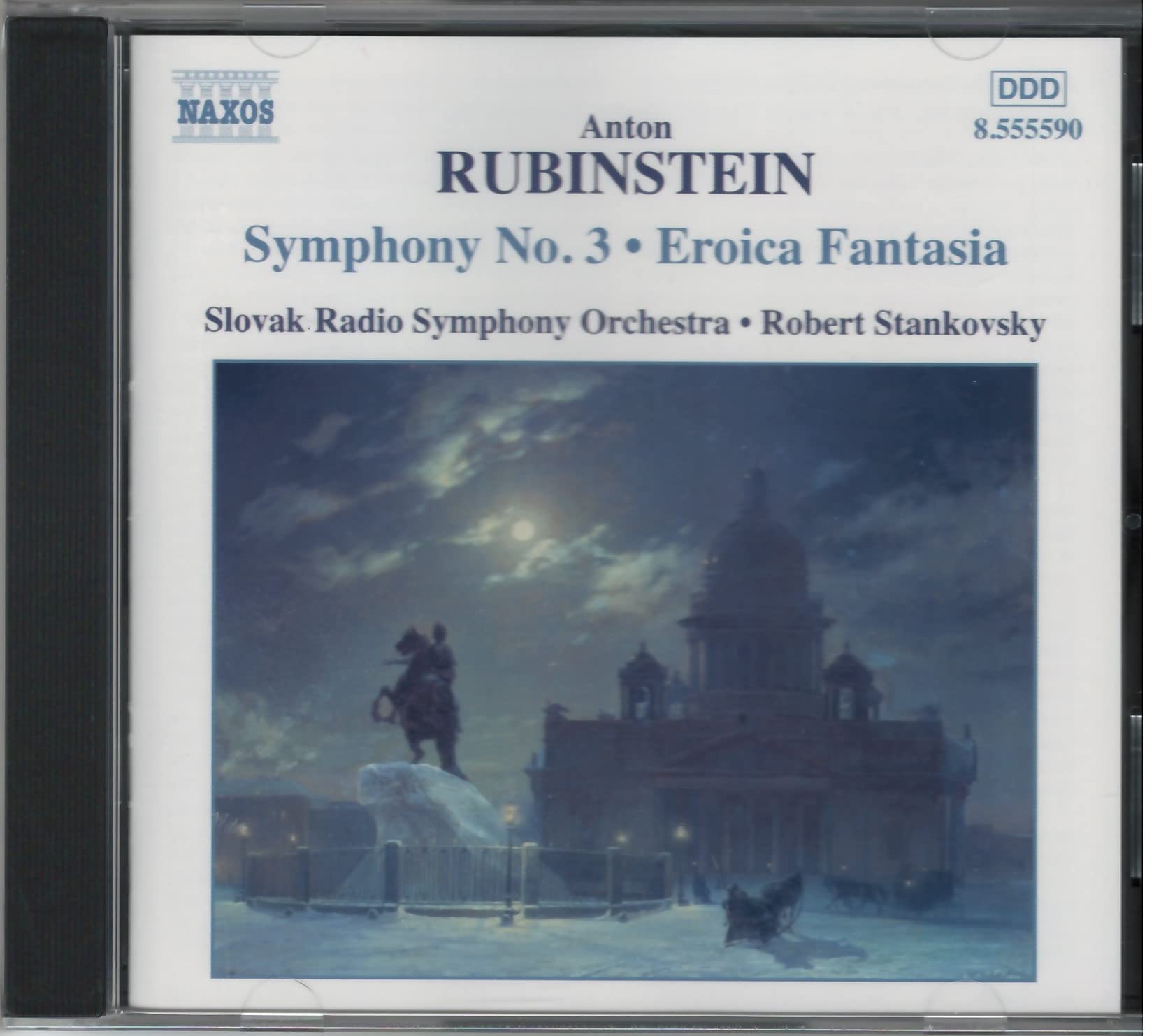 Rubinstein: Symphony No. 3 / Eroica Fantasia