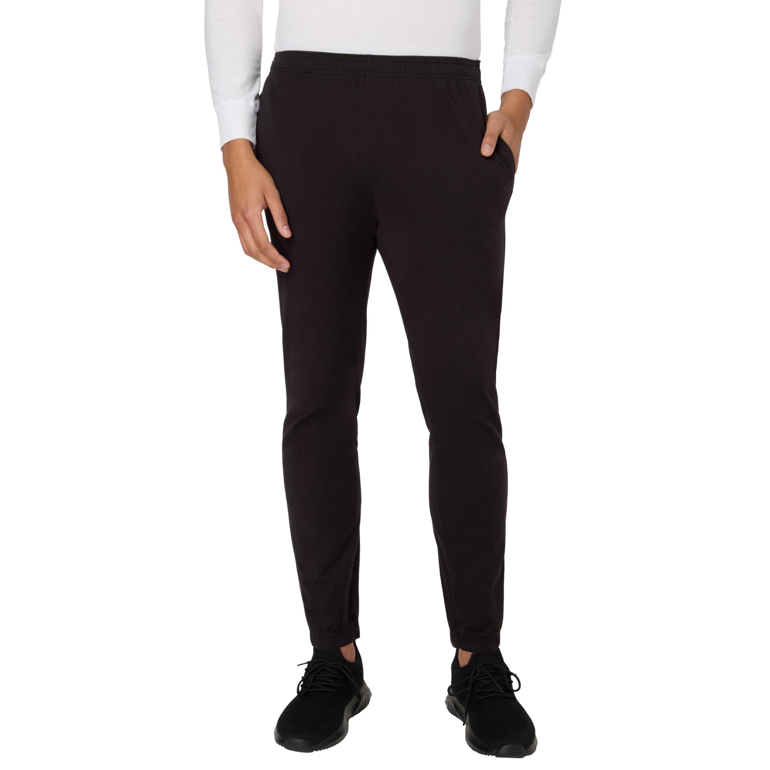 Pantalon de jogging jersey coton homme avec cordon serrage ajustable - 7