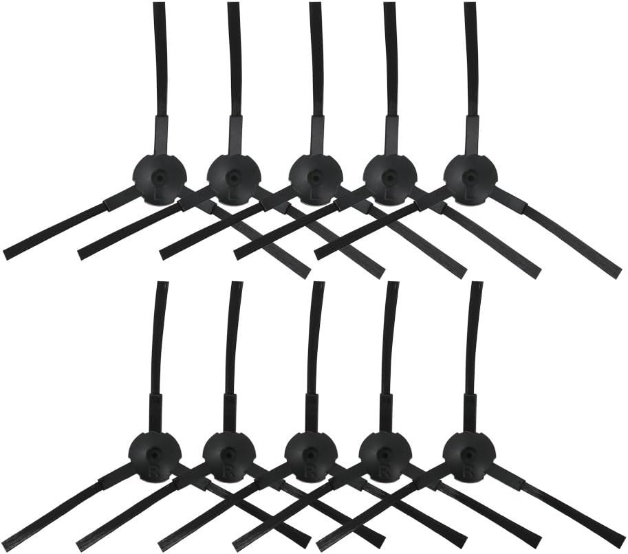 BettaWell 10-Pack Replacement Side Brush For For Ilife V3 V5 A6 A4 A4S Robot Vacuum Cleaner