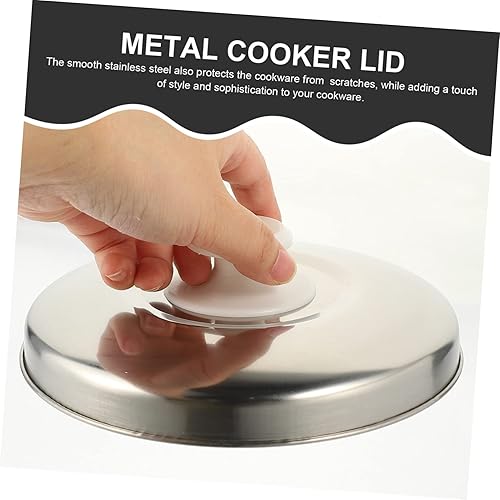 Miniatura 6 de HOMSFOU Tapa de olla arrocera, piezas de olla arrocera, tapa para olla arrocera, tapa universal para olla arrocera, tapa universal de acero