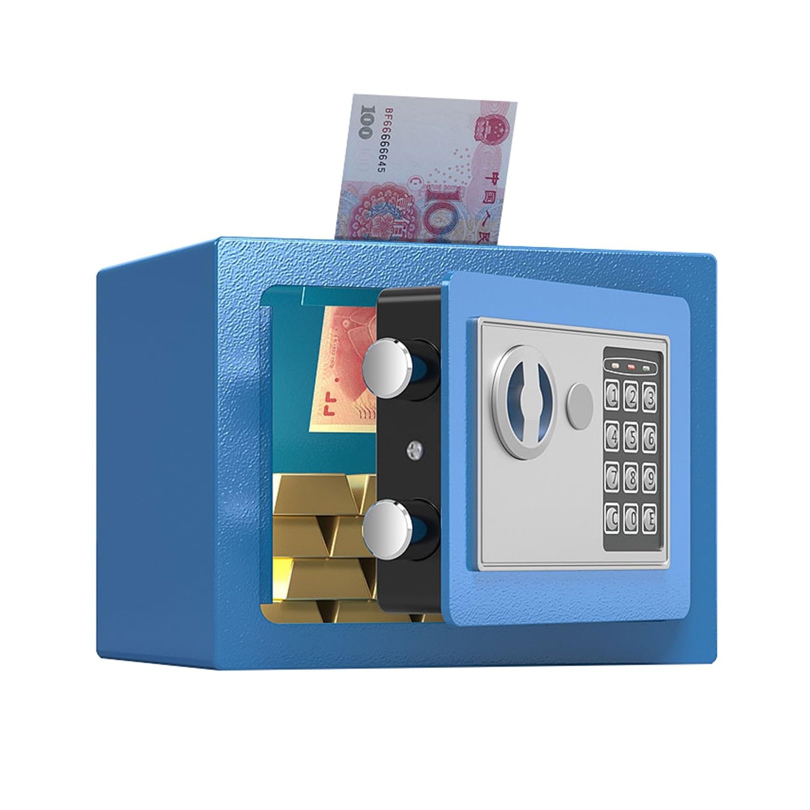 Cassaforte for Ufficio Commerciale File Confidenziale Mini Chiave di Sicurezza Password Doppia Assicurazione Antifurto Casa Cassetta Antincendio Esterno Impermeabile