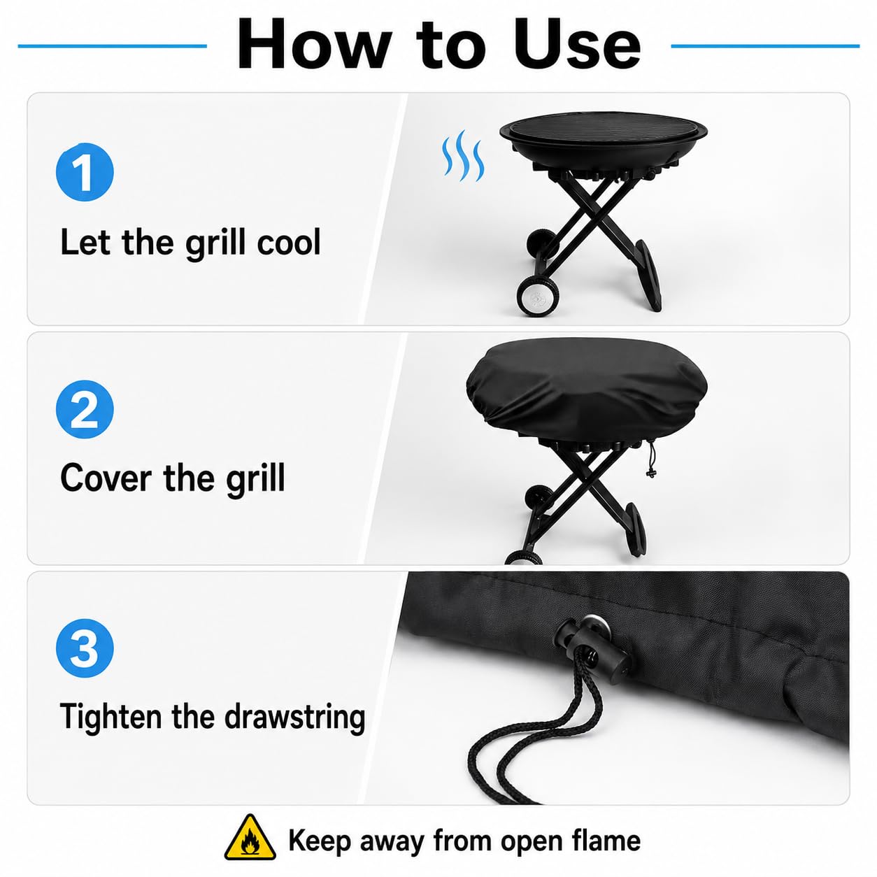Copertura Barbecue Portatile Impermeabile per O-Grill 400 2026+, 600D Copri BBQ Resistente UV Antipolvere Grill Protezione Esterno