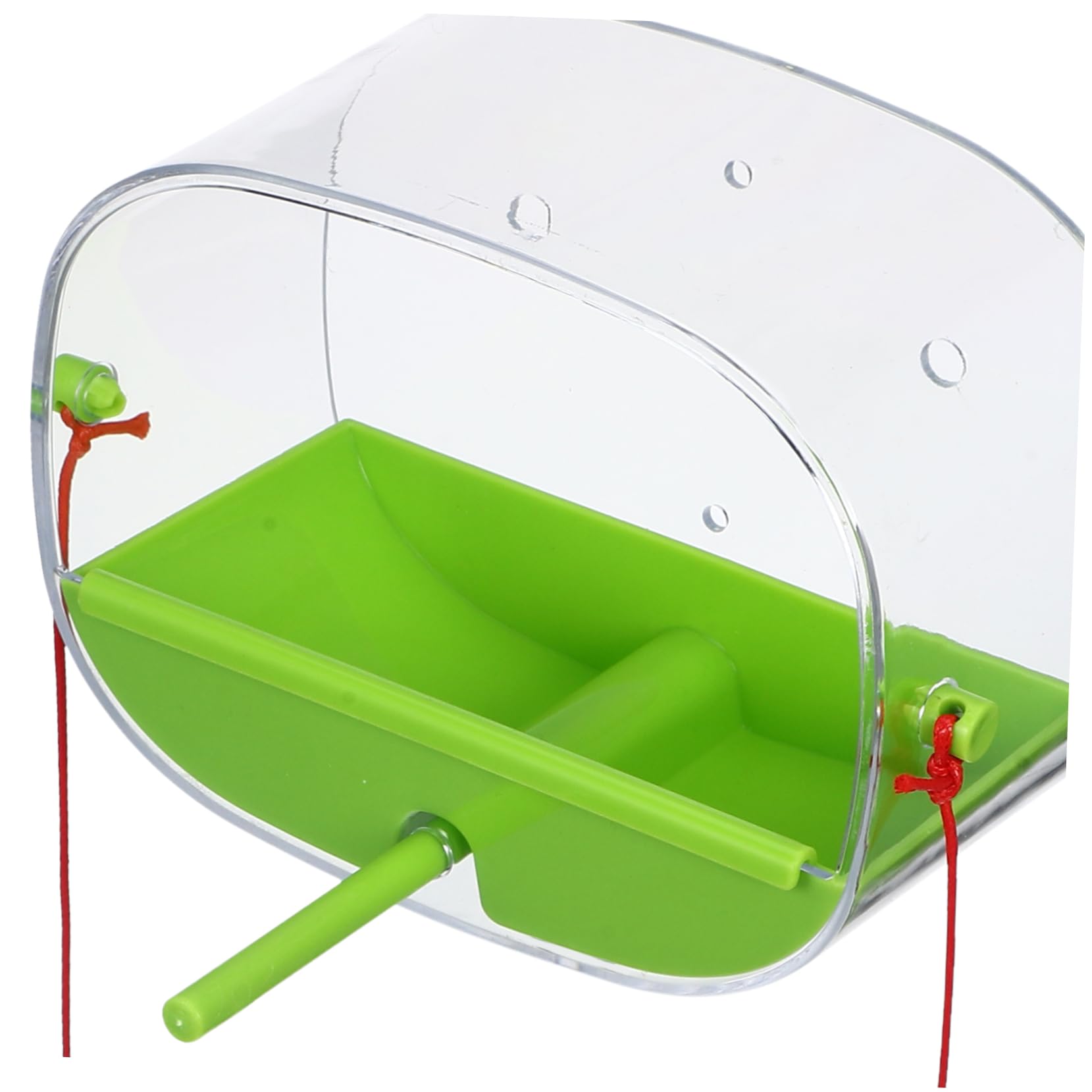 POPETPOP 3 Juegos Comedero para Pájaros Ventosa del Comedero del Colibrí De La Ventana Comederos De Pájaros De Ventana para Exterior Alimentador De Ventana Educación Física Green