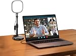 NEEWER BASICS 7" Luminaire de bureau pour enregistrement vidéo, 10W Éclairage de la clé plein écran avec support et support de téléphone iPhone Conférence vidéo sur ordinateur portable Vlog Live Streaming, R06