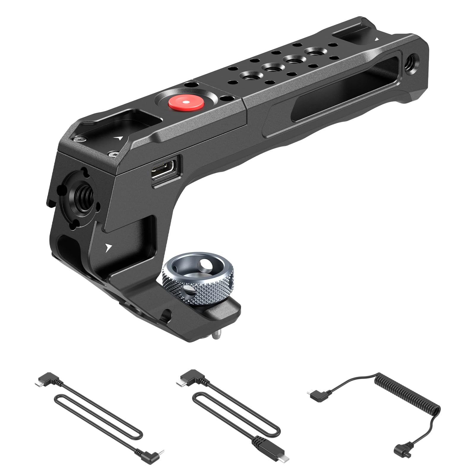 SMALLRIG Top Handle with Record Start/Stop Remote Trigger for ARRI 3/8”-16 Hole, Compatible with Sony A7 III/ FX3/ A6600, for Canon R5II/ R5C, for FUJIFILM X-H2S/ X-T5, for Panasonic S5 II/ GH5