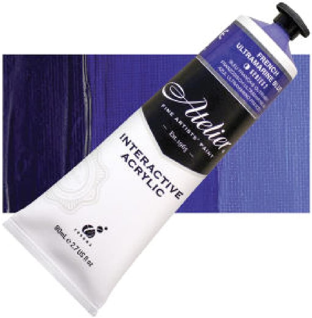 paint Artists' Acrylics - French Ultramarine Blue, 80 ml Tube