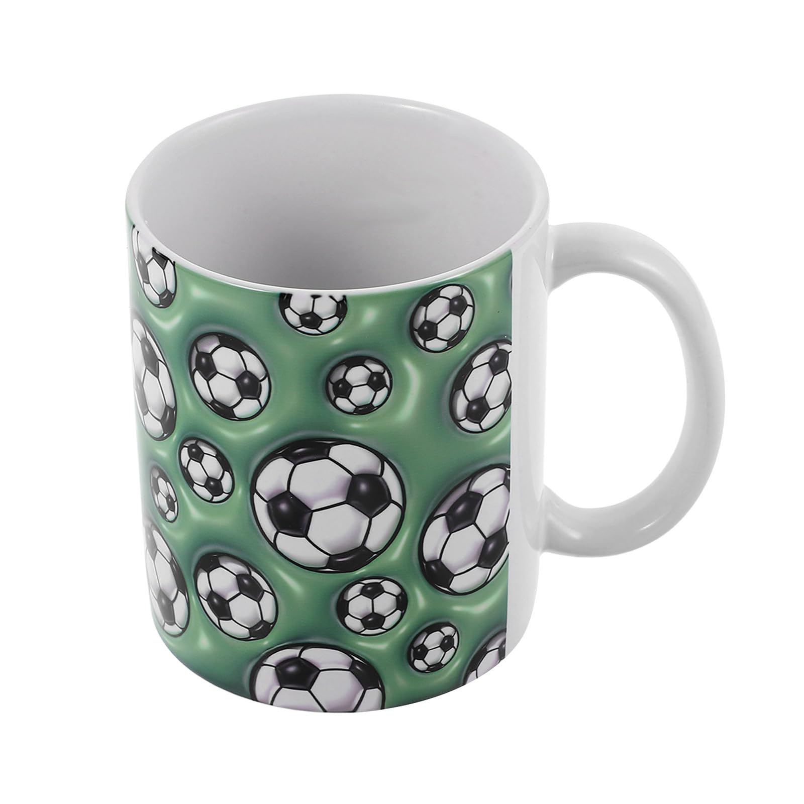 TOPBATHY 2 Pezzi Tazza da Calcio in Ceramica, Tazza Caffè per Appassionati