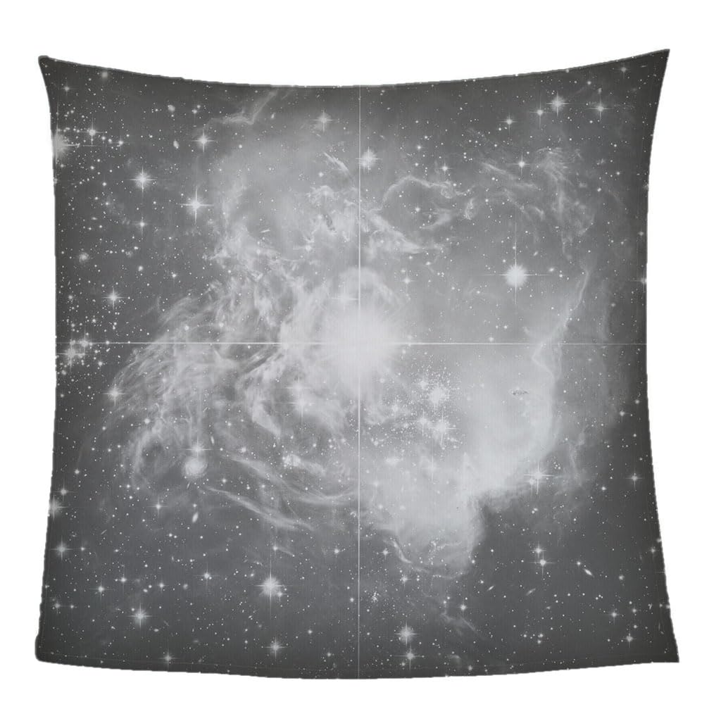 Coperta In Pile Di Pelliccia Sintetica Per Divano E Letto, Paesaggio Della Galassia Grigia Stampata Coperta Matrimoniale Invernale Di Flanella 150X200Cm Morbida, Calda E Accogliente, Fluffy