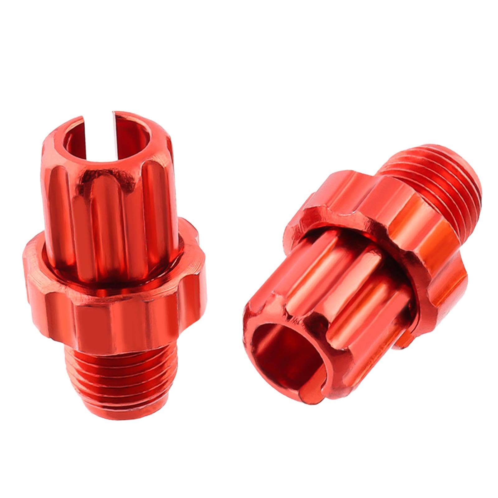 Perfeclan 2Pcs Brake Lever Adjustment Screws Fastener Bolt Brake Cable Screw Brake Lever Bolts Nuts for Mountain Road Bike Men, Red — image 1