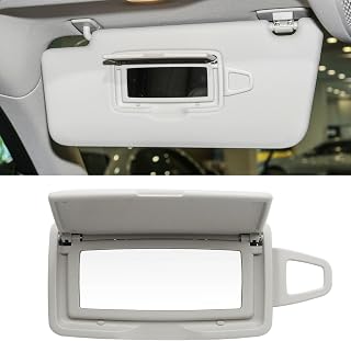 for Mercedes Benz W166 Sun Visor Vanity Mirror Cover 2015-2021,Gray | Front Visor Cap Replacement for W166 X166 W292 W205 W253 C GLC M Class 2015-2021,1PC Left Sun Vanity Makeup Mirror Cover