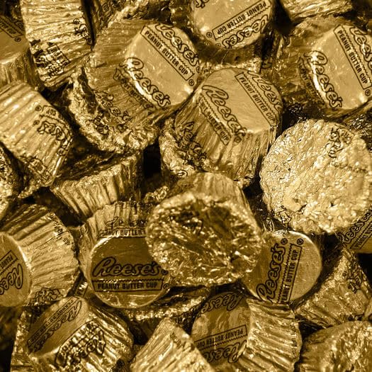 1lb Gold Candy Peanut Butter Cup Miniatures (Approximately 54 Pcs)