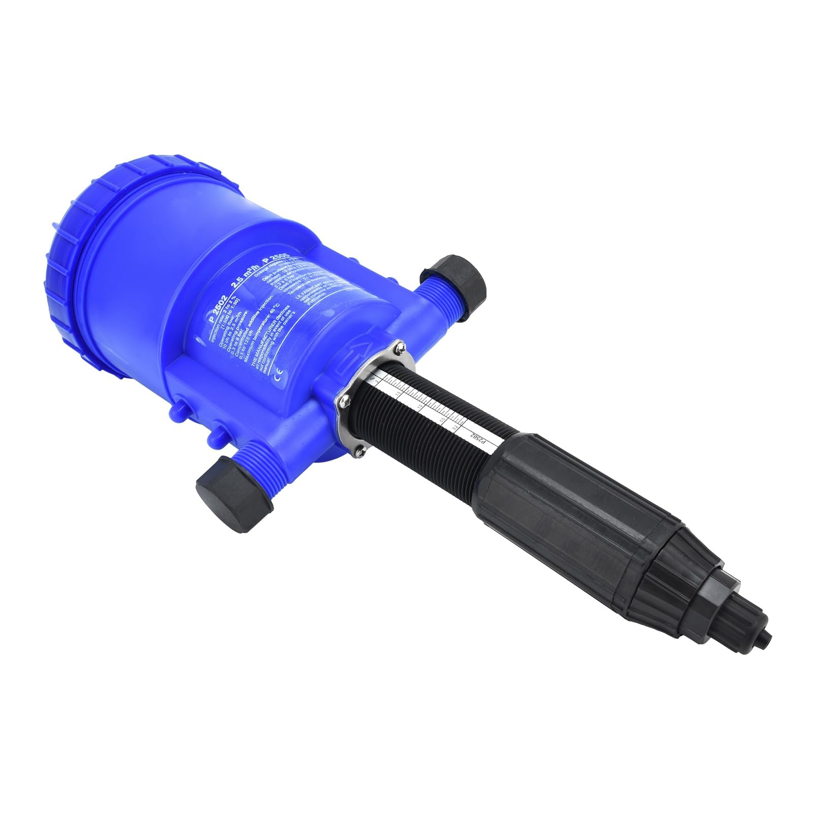 CHICIRIS Dosificador de Líquido Químico Dispensador de Precisión para Inyección de Fertilizantes Rango de Proporción 0,2-2% Material PP Color Azul para Riego Agrícola