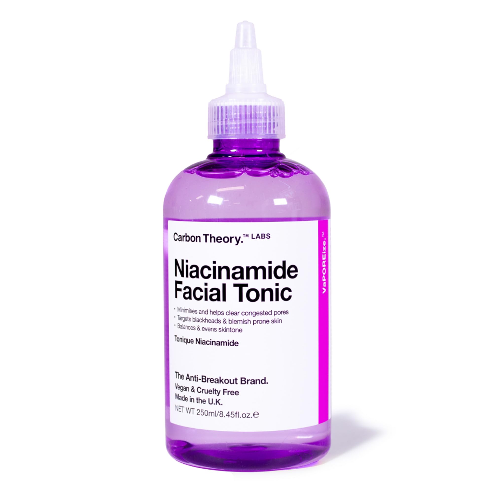 Carbon Theory VaPOREize Niacinamide Face Toner 250ml