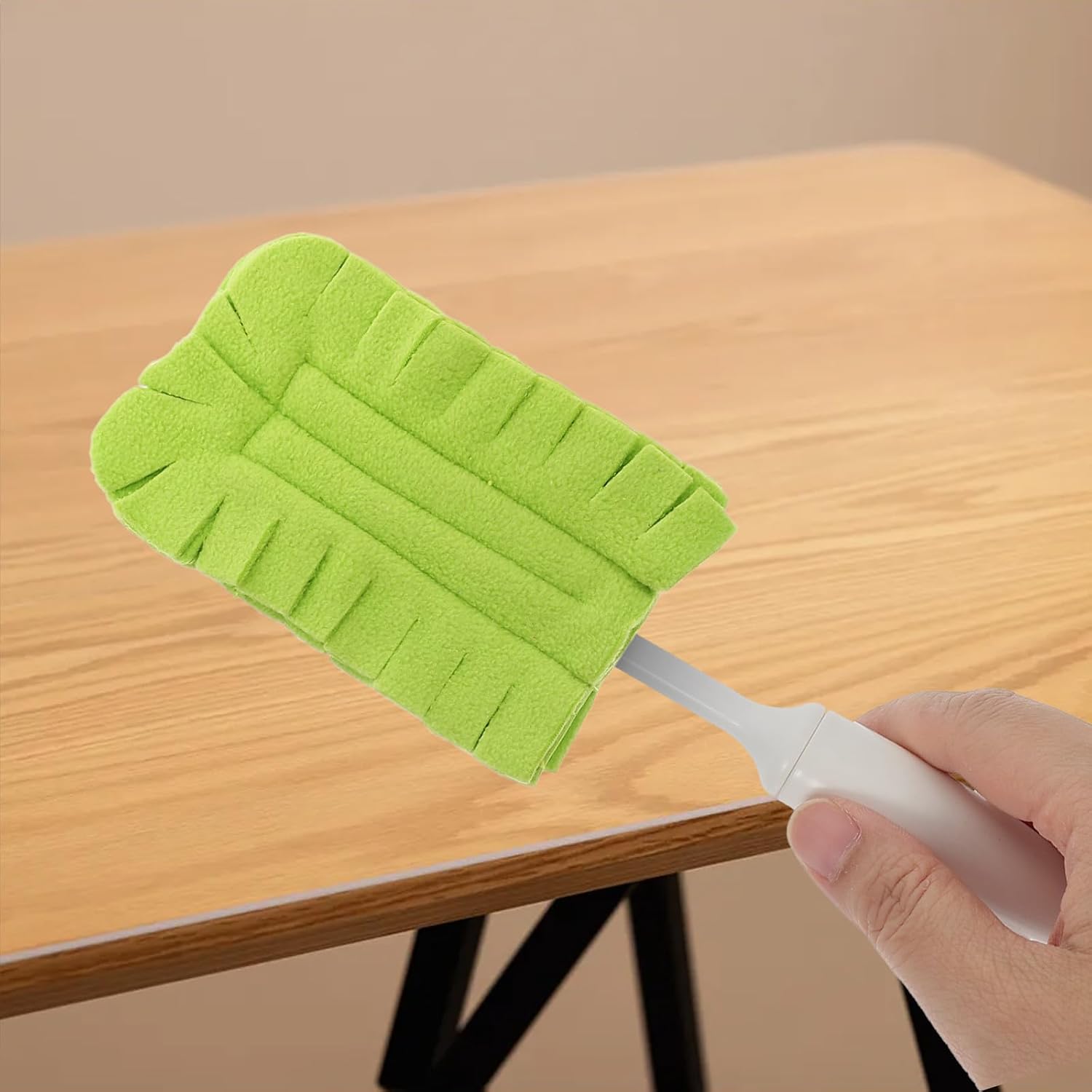 Ciieeo 5pcs Reusable Flannel Duster Refills for Handheld Tools, Heavy Duty and Washable Cleaning Pads, and Gentle Cleaning for Ceiling Fans, Windows, Hardwood Floors, and Kitchen Surfaces