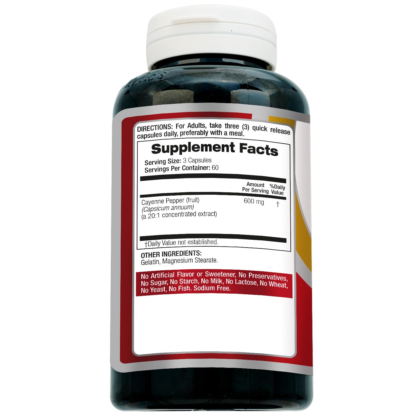 FITO MEDIC'S Lab | Cayenne Pepper Capsules | Cayenne Pepper Pills | 60 Serving | 180 Capsules — Amazon image 6