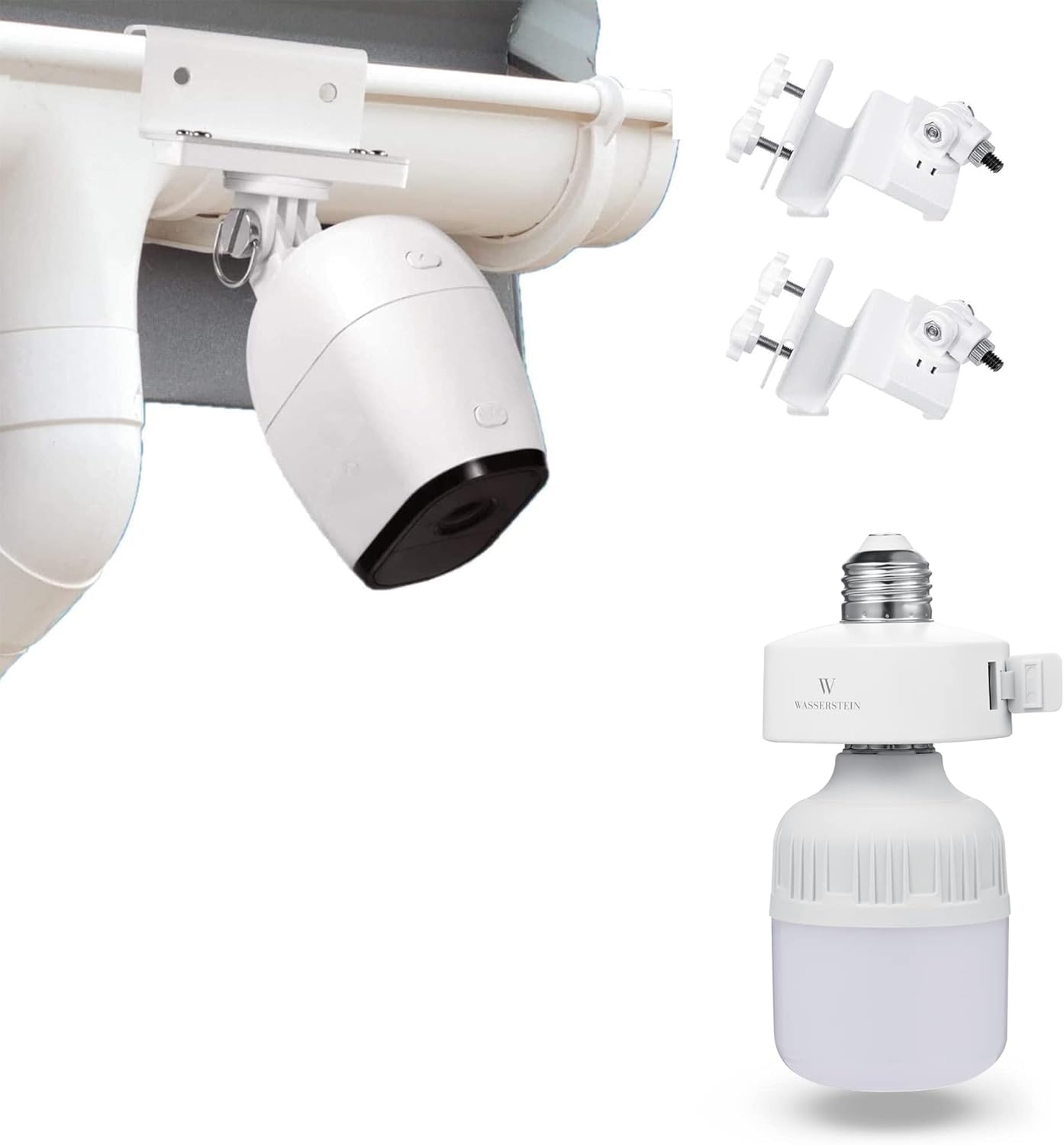 Wasserstein Bundle Bulb Socket with Arlo Charging Cable