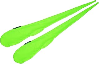Flames 'N Games Pro Sock Poi (GREEN) Spinning Poi Pair Stretchy Lycra Poi Socks