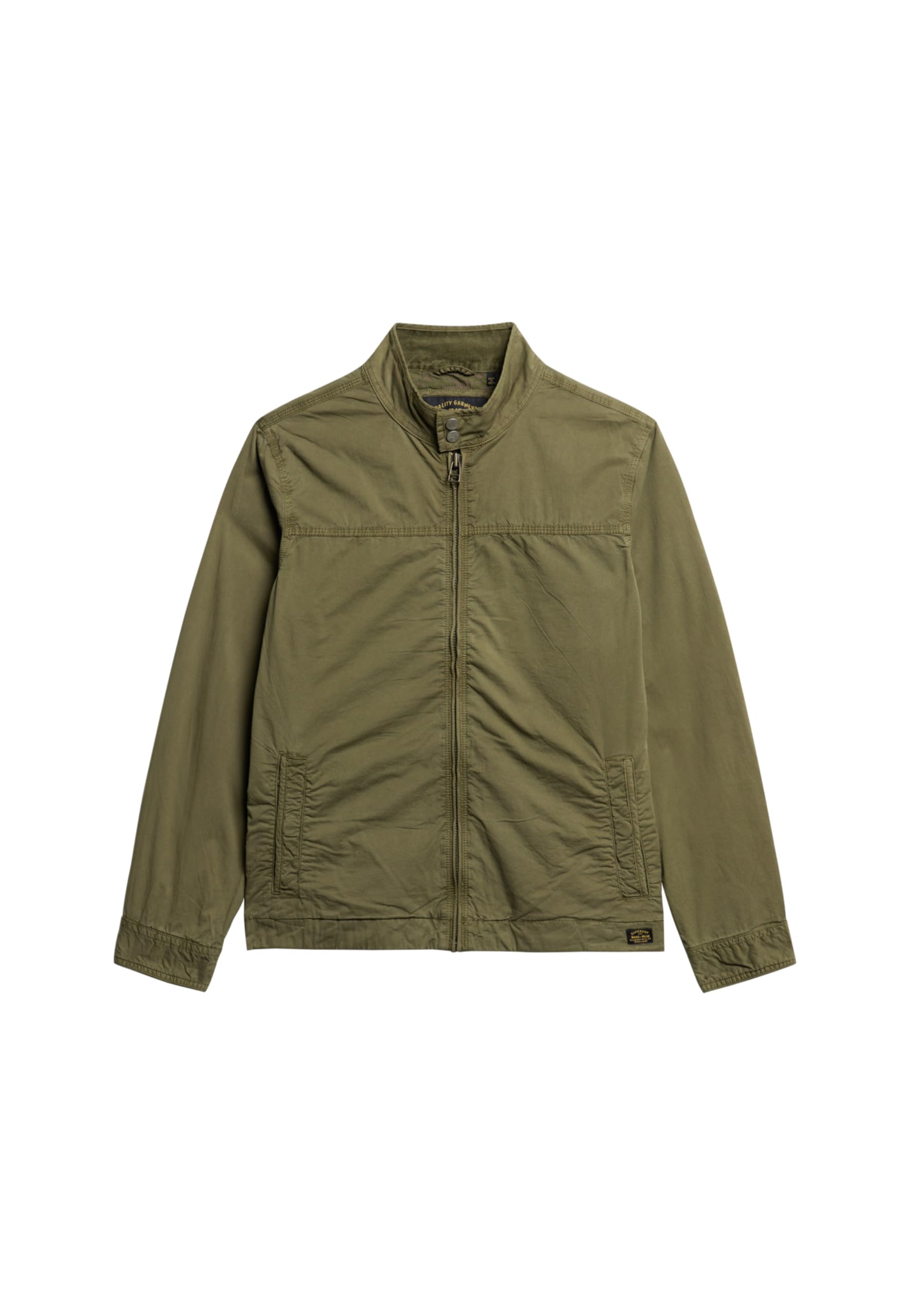 Superdry Men's Dark Khaki Classic Harrington Jacket M
