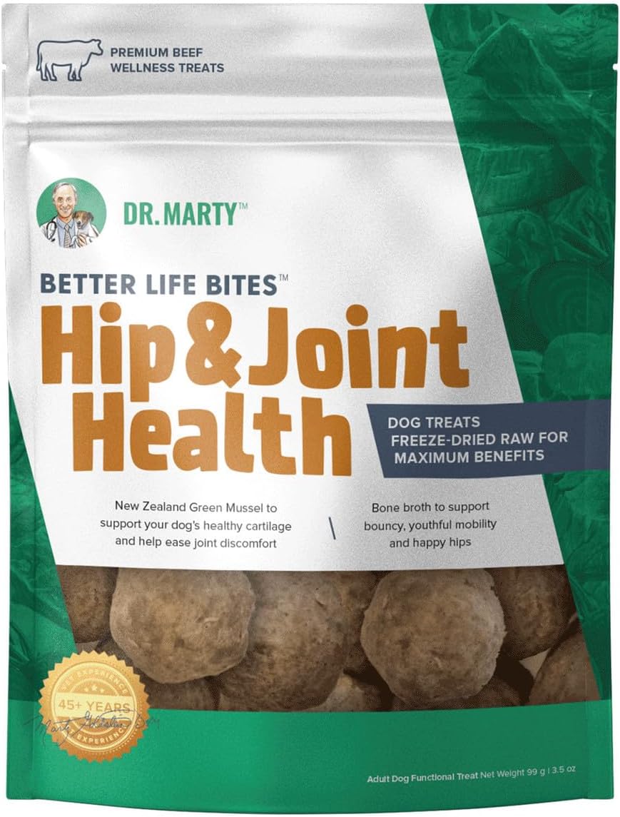 Better Life Bites: Hip & Joint Health Dog Treats, 3.5 oz by Dr. Marty