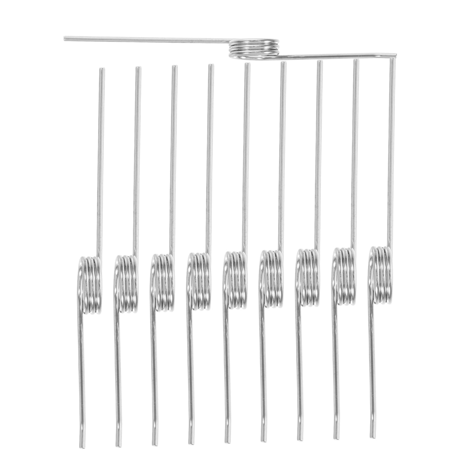 FONDOTIN Performance 10pcs Metal Springs Torsional Spring for Trash Can Lid Quick Replacement