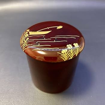 Amazon.co.jp: H32-4茶道具 棗 塗師千穂造 井伊大老好 十二月棗