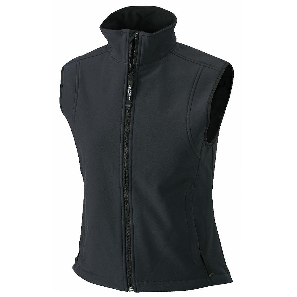 Trendige Damen-Weste aus Softshell black S