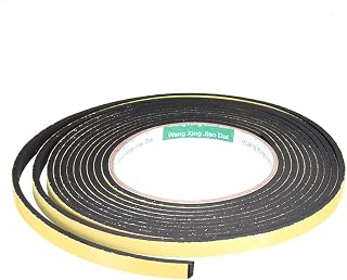 uxcell Sealing Foam Tape 8mm Wide 3mm Thick 4m/13ft Long, Self Adhesive Weather Strip for Window Door Insulation