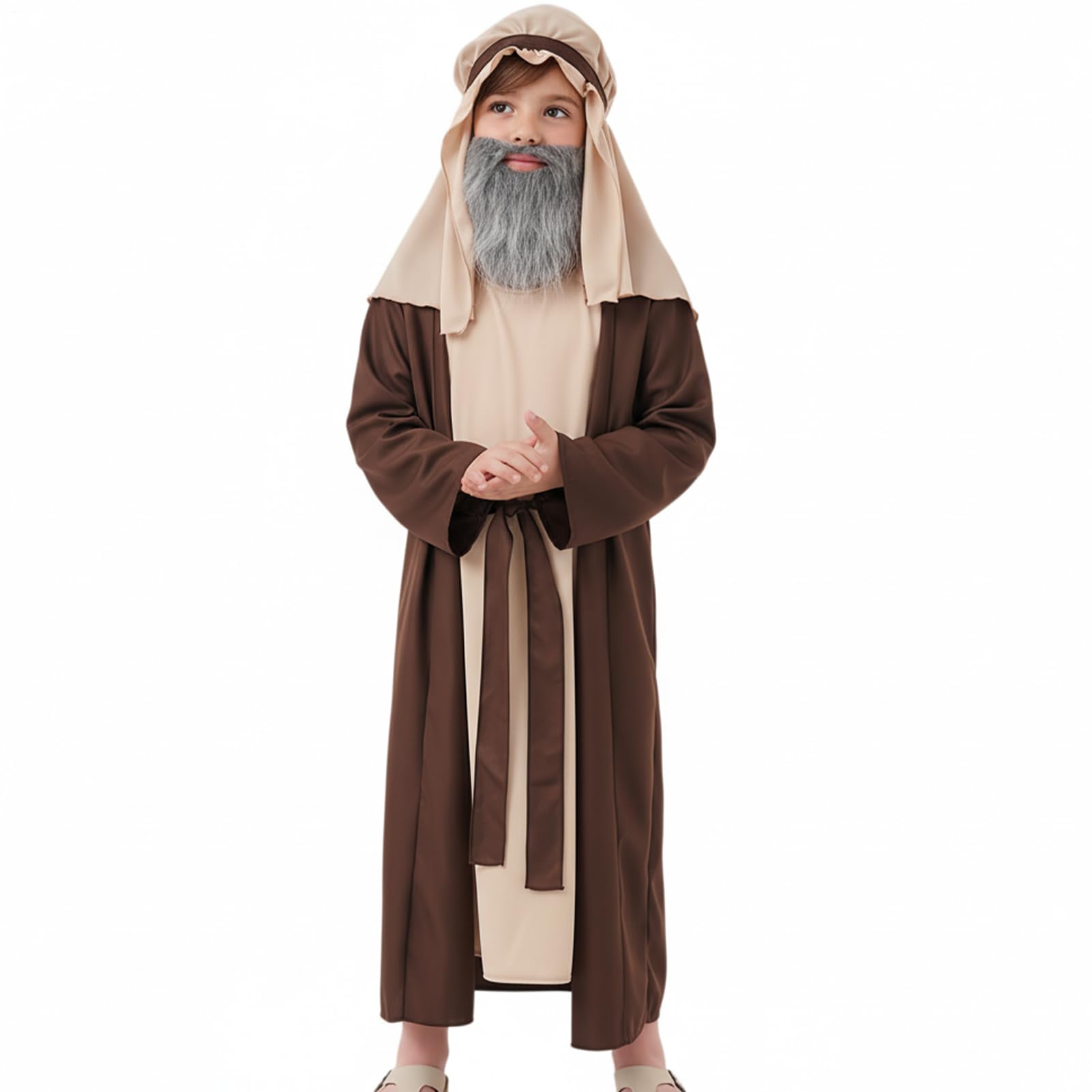 Cosplay Costumes | Arabian Stage Clothes - Elderly Character Dress Up Costumes | for Teen Men Party Performance Stage Show Theater