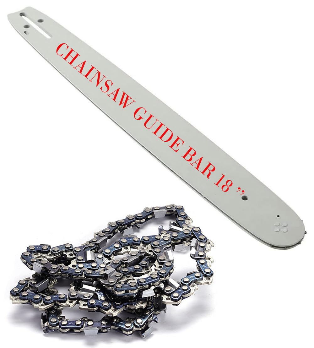 MLD Replacement Chainsaw Chain and Guide Bar Set, 18 Inch Petrol Portable Powered Handheld Chainsaw BC1805 (Size-18 Inches, Metal,1 Pcs)-image-33