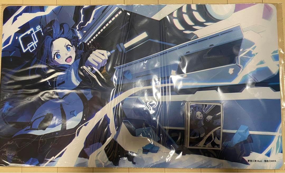 天童アリス プレイマット スリーブ セット ブルーアーカイブ 夢現工房 Amazon.co.jp: 天童アリス カードスリーブ＆プレイマット ブルー