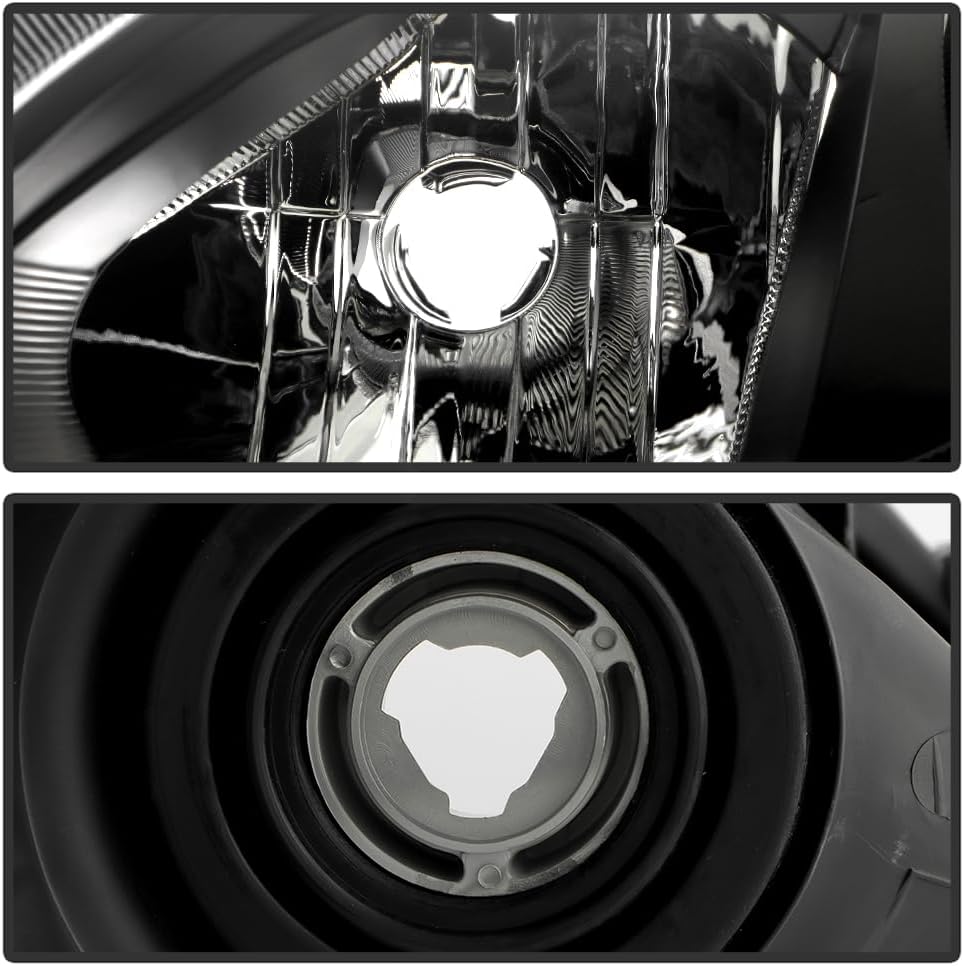ACANII - For 2013-2015 Nissan Altima 4Dr Sedan Black Projector Headlights Headlamps Driver + Passenger Side
