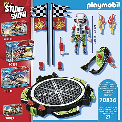 PLAYMOBIL Air Stuntshow 70836 Jetpack-Flieger mit abnehmbarem Funkgerät, Handschuhen, Helm und Brustpanzer, ab 5 Jahren – Bild 5