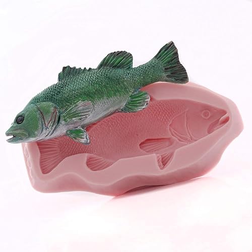 Miniatura 7 de Fish Shaped Silicone Mold Food Safe Fondant Chocolate Candy Resin Polymer Clay Craft Soap Mold