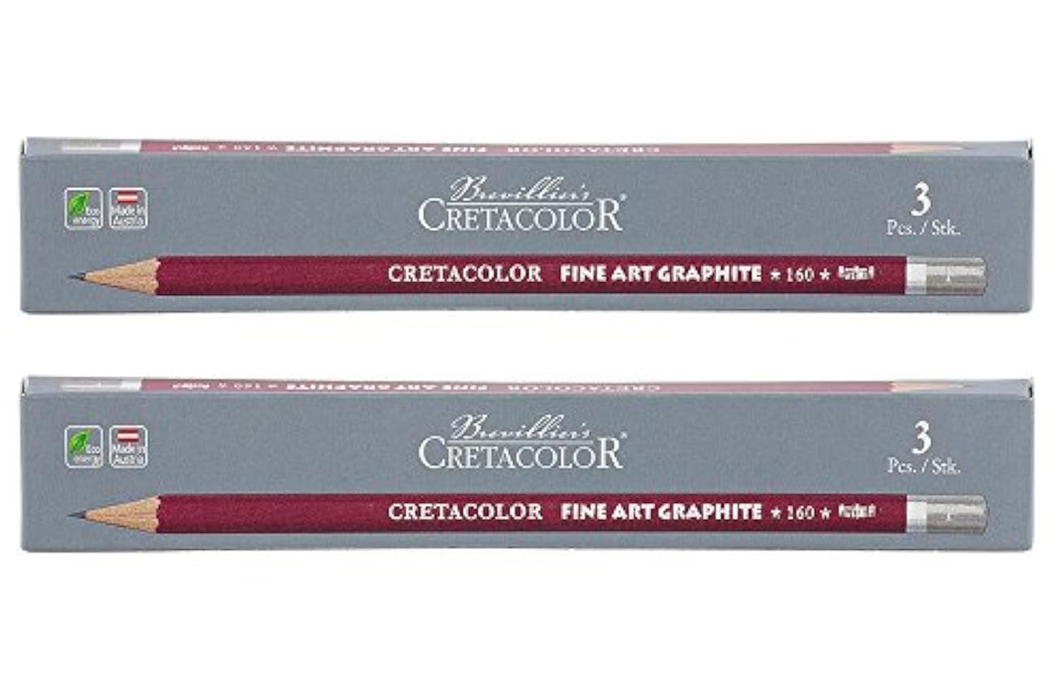 CRETACOLOR Cleos Fine Art Graphite F Set of 3 Pencils (Pack of 2) (B00PP6VXYG) Amazon Price History, Amazon Price Tracker