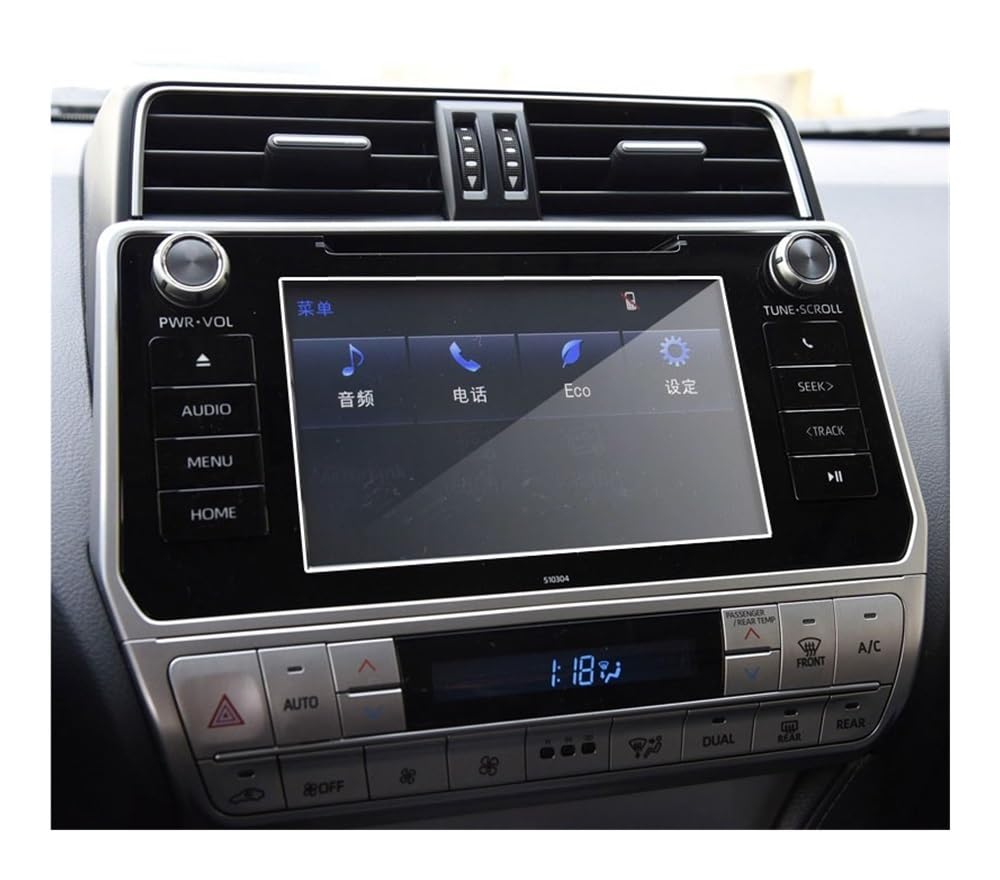 Protecteur d'écran pour Prado 2014-2019 verre trempé de navigation voiture