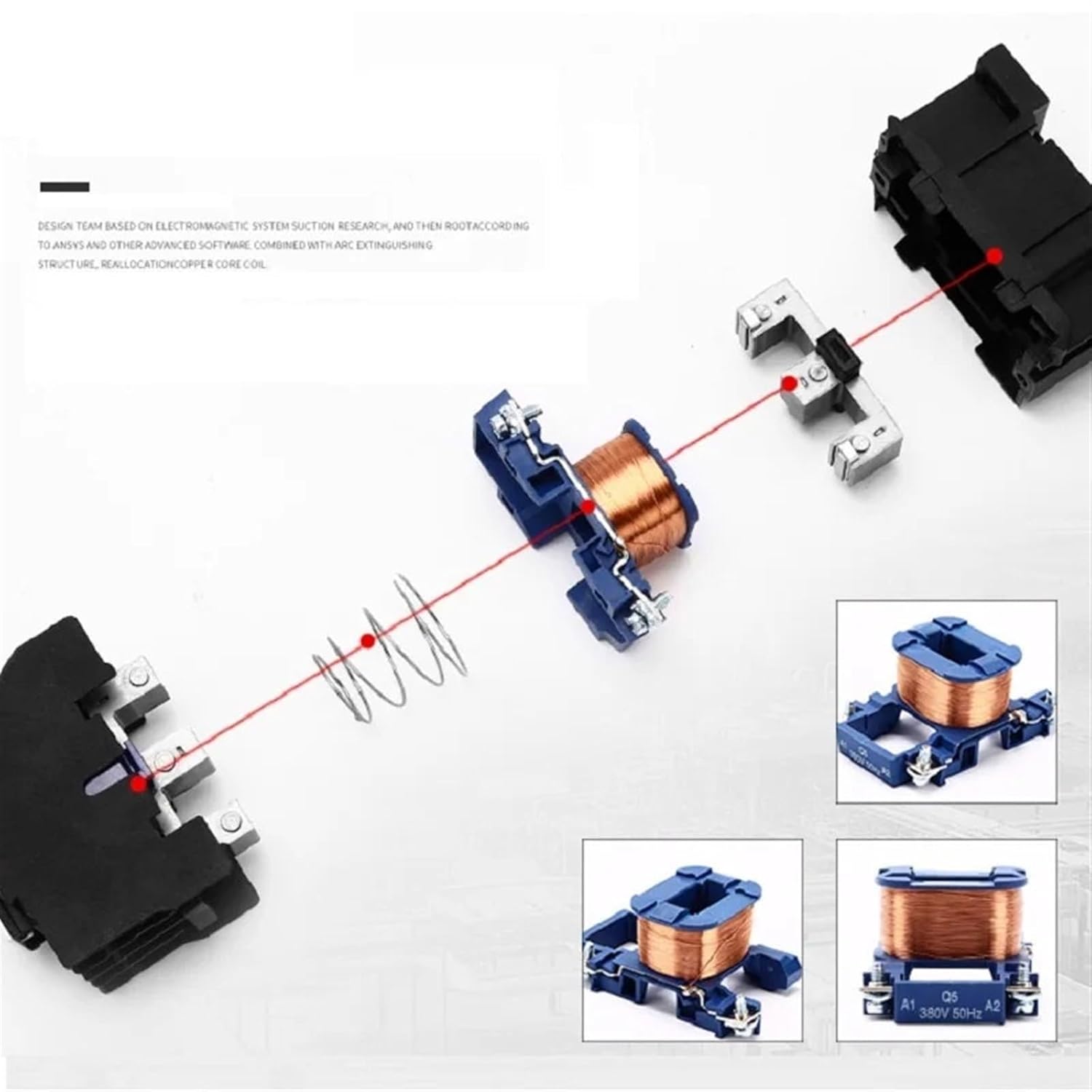 CJX2 3 Poles Miniature Contactors-Motor CJX2-8011(1NO&1NC) 50HZ AC 380V,220V,127V,110V,48V,42V,36V,24V 1Pcs(CJX2-8011 110V)