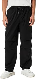 Koton Paraşüt Bol Pantolon Oversize Beli Bağcıklı Cep Detaylı