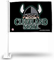 Vista 80 de Rico Industries Bandera de coche de doble cara de la NCAA, gran accesorio para automóvil