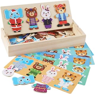 Wooden Jigsaw Bear Family Puzzle Lahore, Karachi - Pakistan