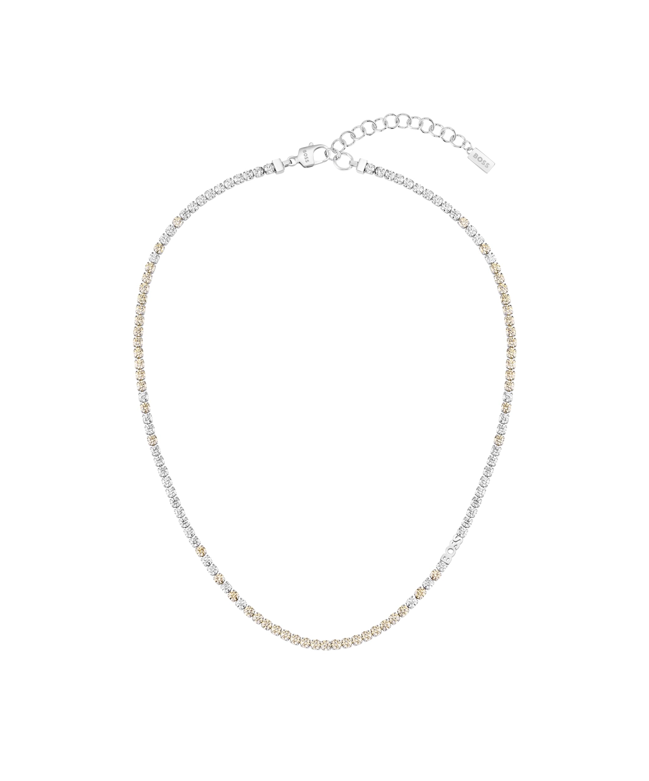 BOSS Jewelry Women's KASSY PRECIOUS Collection Necklace in Stainless Steel with Colored Crystals - 1580630